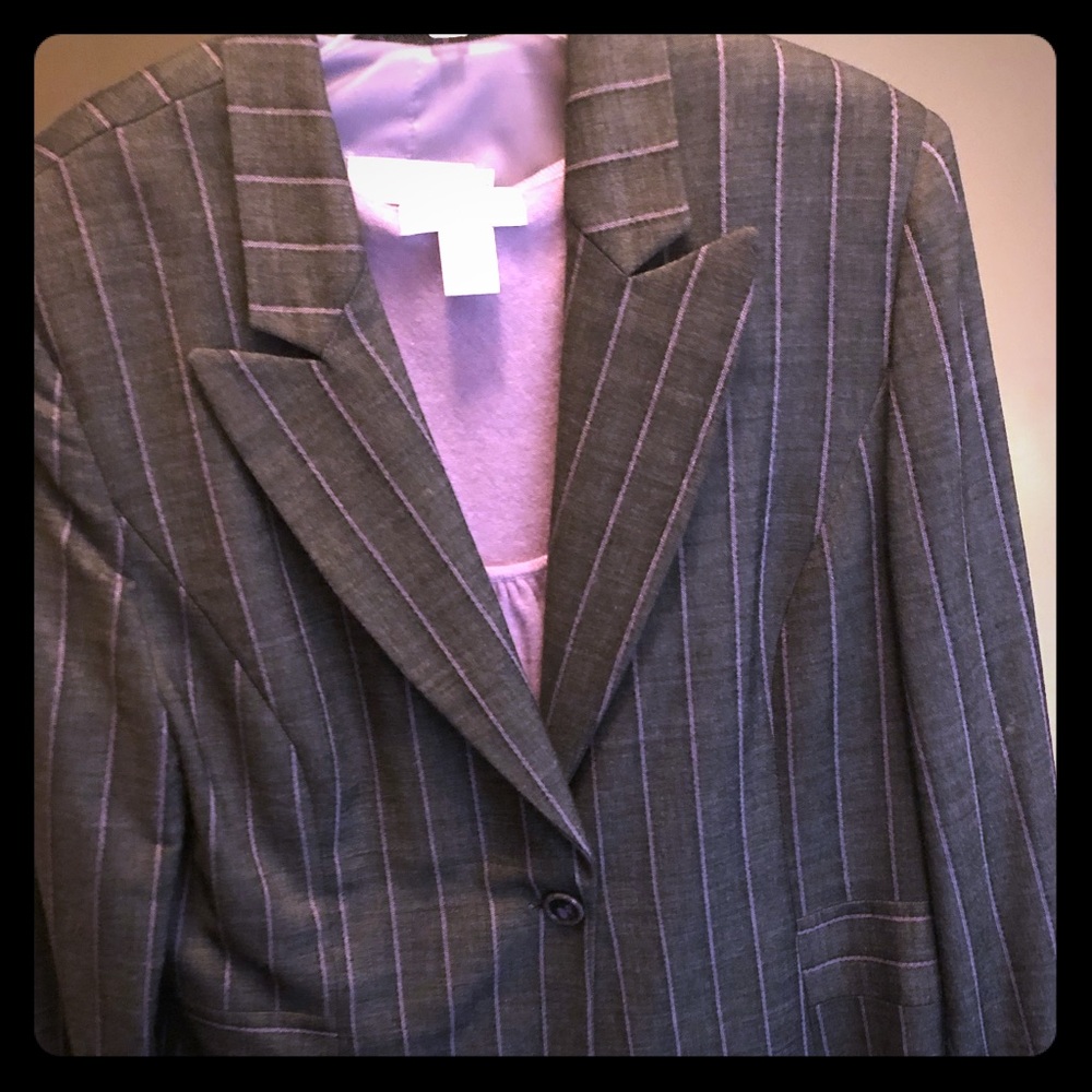 Garfield & Marks Pinstripe 3 Pc Suit